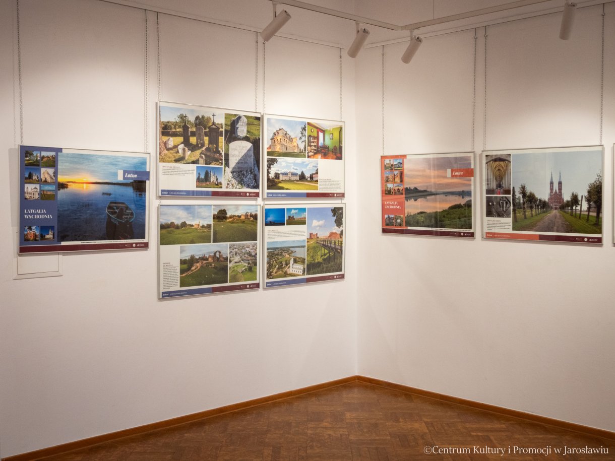 na wstawę „Harmonia kresowego krajobrazu” Mirek Osip – Pokrywką Na prezentowanych w przestrzeniach galerii planszach można podziwiać piękno i harmonię kresowego krajobrazu na przykładzie dawnych Inflant (obecnie Łotwa i Estonia). Autorem ekspozycji jest Mirosław Osip-Pokrywka. Wystawa towarzyszy XVI Międzynarodowemu Festiwalowi Kultury Kresowej