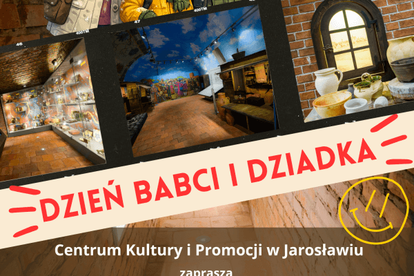 Dzień Babci i Dziadka to doskonała okazja, by podarować sobie coś najcenniejszego – wspólnie spędzony czas i wyjątkowe przeżycia, które zbudują wspomnienia na lata  Dlatego 21 i 22 stycznia zapraszamy na wspólne świętowanie Dnia Babci i Dziadka w Podziemnym Przejściu Turystycznym w Jarosławiu  – miejscu pełnym historii, legend i niezwykłych opowieści Każda babcia i każdy dziadek, którzy w tych dniach odwiedzą nas z wnukami, zapłacą za zwiedzanie tylko 1 zł! Do zobaczenia! 