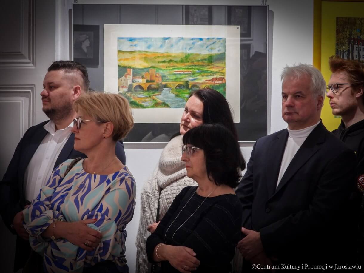 Wystawa prac Kazimierza Ivosse - uczestnicy wernisażu