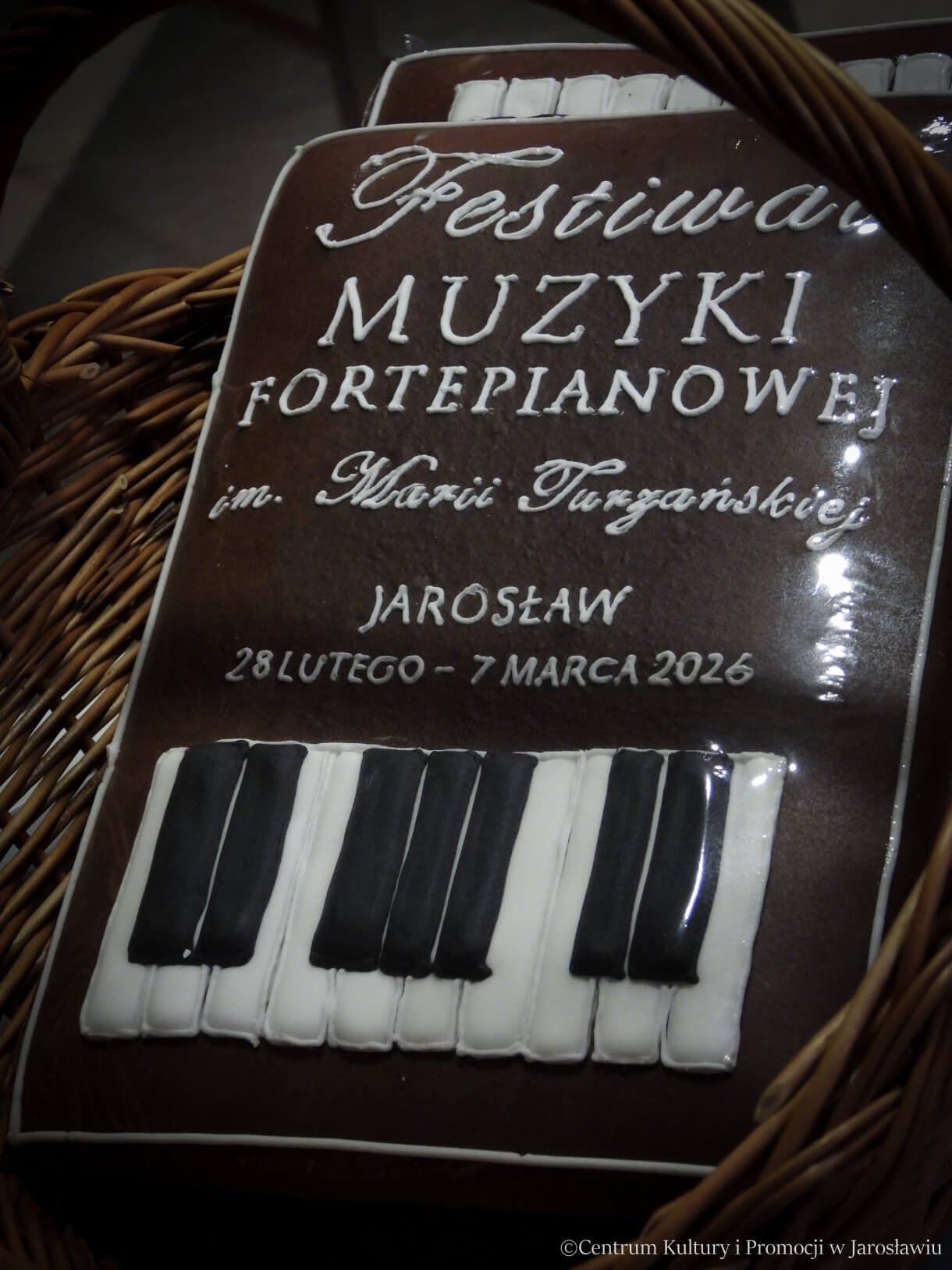 Festiwal Muzyki Fortepianowej im. Marii Turzańskiej - pamiątkowy piernik