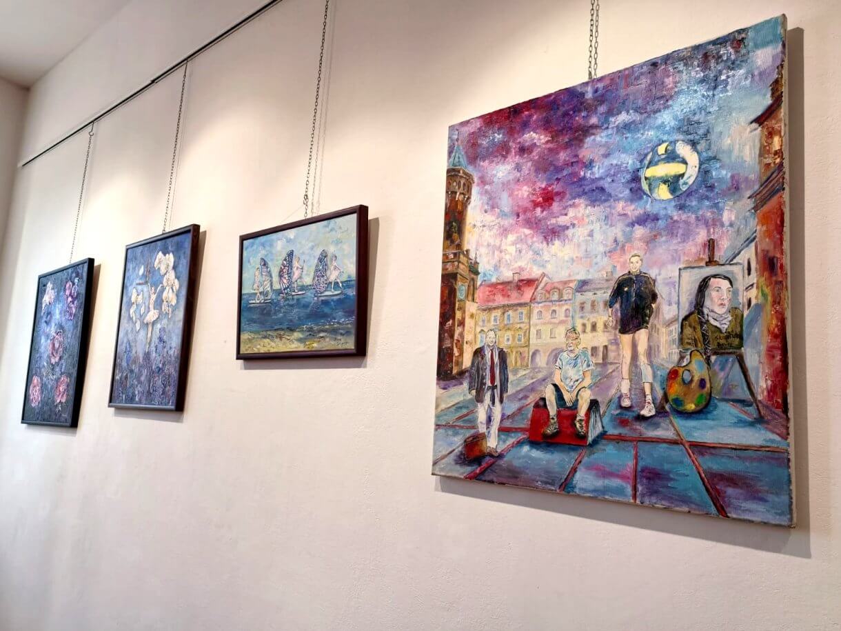 „Między jawą a snem” wystawa malarstwa Anny Skupińskiej - ekspozycja