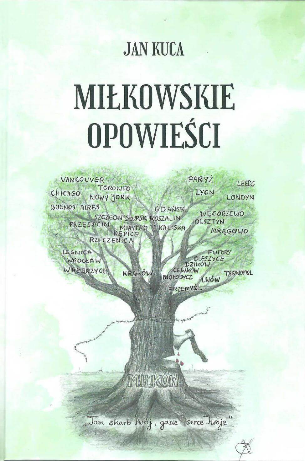 „Miłkowskie opowieści” autorstwa dr. Jana Kucy to poruszająca, głęboko zakorzeniona w historii i ludzkiej pamięci publikacja, stanowiąca kontynuację dwóch wcześniejszych cenionych tomów „Miłków. Prawda i legenda o zaginionej wsi” oraz „Miłków. Niezapomniana wieś”. Książka ta narodziła się z autentycznej potrzeby serca, z nieustających pytań o własny ród i poszukiwania rodzinnych korzeni. Choć dawny Miłków fizycznie zniknął z map w swoim dawnym kształcie po tragicznych wydarzeniach połowy XX wieku, to wciąż żyje – w pamięci, w przedmiotach, w filmach, w odnalezionych śladach przeszłości oraz w sercach dawnych mieszkańców i ich potomków rozsianych po całej Polsce i świecie. Najnowsze dzieło Jana Kucy przynosi nowe, dotychczas niepublikowane historie o losach Miłkowian od czasów przed I wojną światową, przez dramatyczną zawieruchę II wojny światowej i tułaczkę, aż po realia powojennego budowania życia na nowo. Książka dopełnia także wiedzę o bohaterach wcześniejszych tomów, tworząc imponujący, żywy pomnik zaginionej wsi. Znajdziesz tu wspomnienia świadków historii: unikalne relacje osób urodzonych przed II wojną światową oraz ich potomków, którzy po trudnych doświadczeniach wojennych musieli wyruszyć w świat, odnajdując swoje miejsce m.in. na Pomorzu Zachodnim (Rzeczenica, Kępice, Miastko, Człuchów, Szczecin), Śląsku, Dolnym Śląsku, a także za granicą. Wstrząsające są też świadectwa styczniowej nocy 1941 roku, kiedy to mieszkańców wsi brutalnie wysiedlono w głąb Związku Radzieckiego (w realia besarabskiej Anówki), opisujące codzienne zmagania z mrozem, głodem i niesłabnącą tęsknotą za ojczyzną. Bogaty materiał dokumentalny i archiwalny stanowią unikalne fotografie rodzinne, oryginalne dokumenty, odręczne szkice i mapy dawnych osad, relacje z poszukiwań terenowych oraz ślady materialnej kultury dawnych mieszkańców. Publikacja skierowana jest do miłośników historii regionalnej i Kresów, szczególnie osób zainteresowanych dziejami zaginionych wsi dawnego województwa lwowskiego i powiatu lubaczowskiego. Cenna będzie dla potomków dawnych mieszkańców Miłkowa, stanowiąc niezastąpione źródło nazwisk, faktów i rodzinnych powiązań, które pozwala odnaleźć ślady własnych przodków i połączyć się z historią swojego rodu. Opis pochodzi od wydawcy. Rok wydania – 2026 Ilość stron – 384 Oprawa – twarda Cena – 80 zł Zapraszamy do zakupu stacjonarnie lub wysyłkowo w Centrum Informacji Turystyczno-Kulturalnej w Jarosławiu (ul. Rynek 5, tel.: 16 624 89 89 / 881 500 889) oraz stacjonarnie w Punkcie Informacji Turystycznej (Galeria Stara Ujeżdżalnia, ul. Sikorskiego 2a).